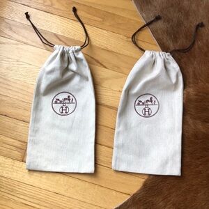Bundle of 2 Hermes dust bags